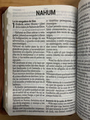 Biblias de letra súper gigante Reina Valera 1960 con cierre índice café marrón 19 puntos