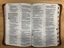 Biblias de letra súper gigante Reina Valera 1960 con cierre índice café marrón 19 puntos