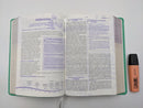 Biblia  rv 1960 de una joven conforme al corazón de Dios: Verde piel imitacion