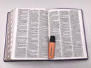 Biblia Letra Súper Gigante 19 puntos RV1960 imit piel lila con índice