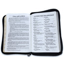 Biblia De Bolsillo acolchonada  Rvr1960 Imitación Negro indice