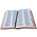 Biblia Letra Gigante Manual 14 puntos RV1960, vinilo negro con índice