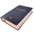 Biblia Letra Gigante Manual 14 puntos RV1960, vinilo negro con índice