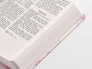 Biblia RVR 1960 Letra Grande 12.5 puntos Tamaño Manual Tapa Flex Flores Rosas