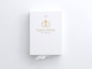 Biblia RVR60 especial de bodas con índice y caja de regalo. Letra Grande. Blanca y dorado LETRA GRANDE