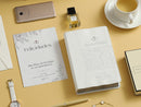Biblia de Boda Letra Grande con Caja de Regalo RV1960, imit. piel blanco acentos plateados con índice