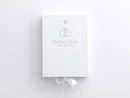 Biblia de Boda Letra Grande con Caja de Regalo RV1960, imit. piel blanco acentos plateados con índice