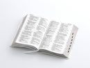 Biblia de Boda Letra Grande con Caja de Regalo RV1960, imit. piel blanco acentos plateados con índice