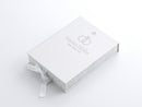 Biblia de Boda Letra Grande con Caja de Regalo RV1960, imit. piel blanco acentos plateados con índice