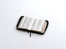 Biblia Portatil con Cierre Letra Grande 12 puntos RV1960 imit piel cafe/negro con indice