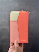 Biblia Chequera Letra 8.5 puntos RV1960 imit piel coral y beige con indice