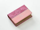 Biblia Portátil Letra Grande 12 puntos RV1960, imit piel duotono rosa fucsia floral