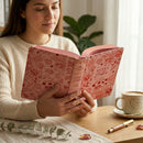 Biblia de Letra Grande Manual 11 puntos RV1960, imit piel rosa floral