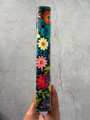 Biblia RVR60 Tamaño manual con broche y asa. Floral Estampado