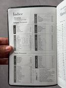 Biblia RVR60 Tamaño manual con broche y asa. Floral Estampado