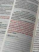 Biblia RVR60 Tamaño manual con broche y asa. Floral Estampado