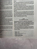 Biblia RVR60 Tamaño manual con broche y asa. Floral con mariposas