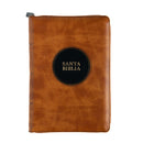 Biblia Letra Gigante 14 Tamaño Manual Rv1960 caoba/negro piel imt. indice cierre