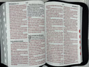 Biblia Letra Gigante. 19 Puntos Negro geometrico REINA VALERA 1960 con indice