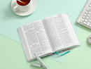 Biblia Letra Grande 12 puntos para Mujer RV1960, imit. piel turquesa floral