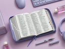 Biblia Quinceañera con Caja de Regalo RV1960 imit piel lila con indice