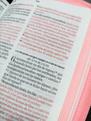 Biblia Obsequios y Premios Letra Grande con Cierre – Rosa Floral – RVR1960