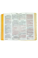 Biblia Letra Grande Reina-Valera 11. PUNTOS  1960 Imitación Piel De Lujo Amarillo Abejas