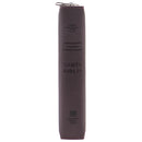 BIBLIA TAMANO COMPACTO LETRA GRANDE 11 PUNTOS RV1960 PIEL CAFE CIERRE INDICE