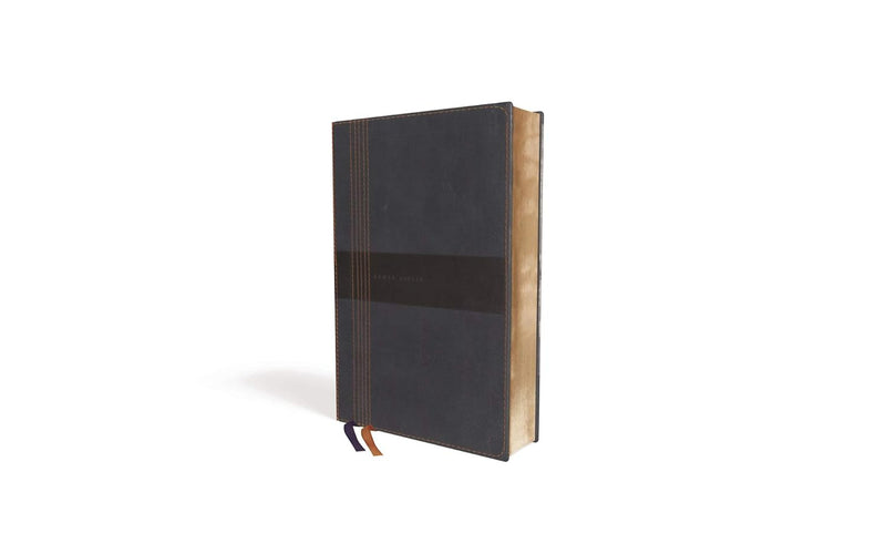 NBLA, Santa Biblia, Ultrafina, Letra grande, Leathersoft, Azul, Palabras de Jesús en rojo