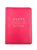 Biblia de Bolsillo RV1960 imit piel fucsia