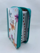 Biblia tamaño bolsillo Reina Valera 1960 para mujer cirre índice mariposas conto pintado