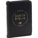 Biblia Reina Valera 1960 Mediana Letra Grande Vinil Negro con cierre