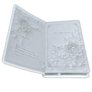 Bíblia para boda letra gigante 14 puntos reina valera 1960 canto plateado para novios