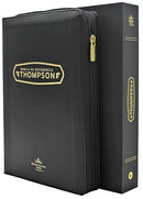 Bíblia de referencia Thompson Reina Valera 1960 con cierre negro  índice