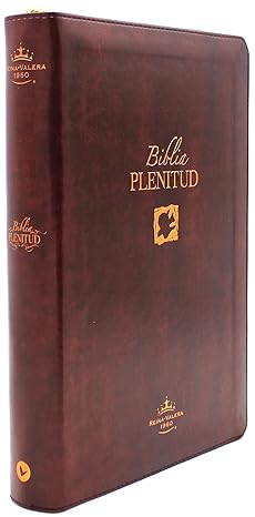 Biblia Plenitud PASTORAL Reina Valera 1960 Con Cierre, Indice, Semil CAFE