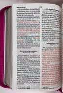 Bíblia para Mujer letra gigante 14 puntos reiena Valera 1960 flores mariposas