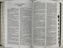Biblia letra gigante  14 puntos purificada Valera 1602 piel imitación café índice concordia