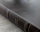 Biblia para el ministro NTV, letra grande con Filament (SentiPiel, Café, Letra Roja)