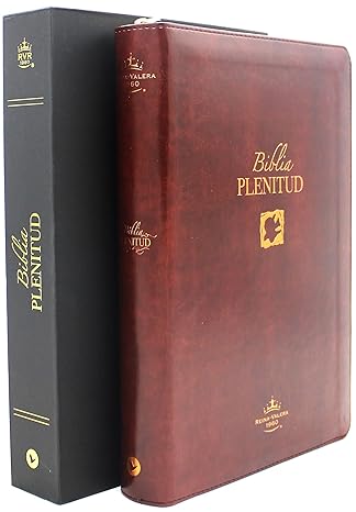 Biblia Plenitud PASTORAL Reina Valera 1960 Con Cierre, Indice, Semil CAFE