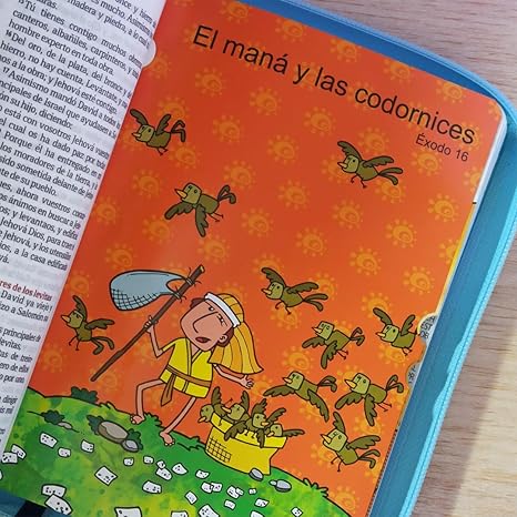 Biblia Ilustrada para niñas  fuente de bendciones cierre indice  rosa