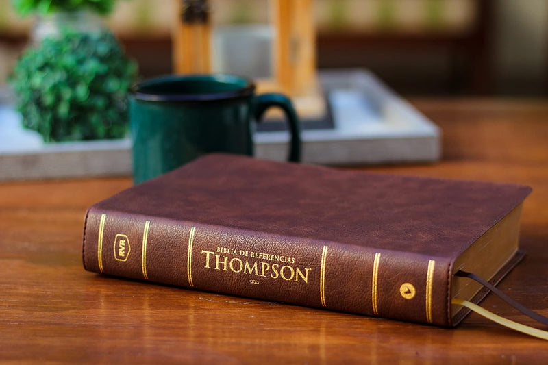 Biblia de Referencia Thompson, Leathersoft, rvr Café, Palabras de Jesús en Rojo