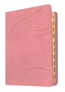 Biblia de estudio del diario vivir para jóvenes NTV con Filament (SentiPiel, Rosa pastel, Índice,