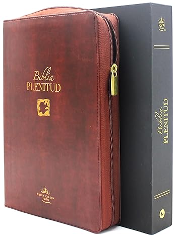 Biblia Plenitud PASTORAL Reina Valera 1960 Con Cierre, Indice, Semil CAFE