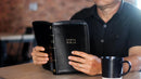 Biblia Ultrafina con Cierre NBLA, imit piel negro