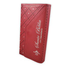 Biblia Estilo Chequera Imi Piel Rojo Con Concordancia RVR1960 Con Concordancia y Broche