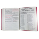 Biblia Letra Super gigante 19 Puntos RVR,1960 imit piel fucsia con índice