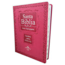 Biblia Letra Super gigante 19 Puntos RVR,1960 imit piel fucsia con índice