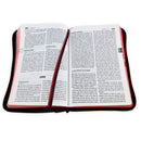 Biblia Reina Valera 1960 Mediana Letra Grande Vinil Negro con cierre
