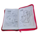 Biblia con Cierre Letra Grande RV1960, imit piel fucsia CON CORDANCIA