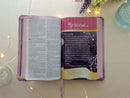 Biblia para ninas   NTV, Mi bella princesa (SentiPiel, Violeta brillante